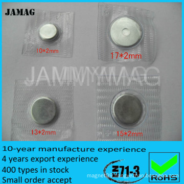 Accessories magnetic button for clothing